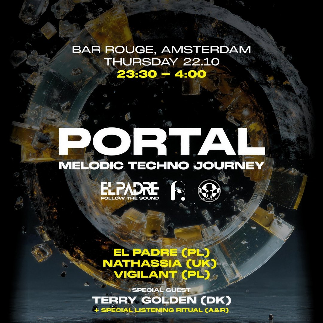 PORTAL | Melodic Techno Journey - ADE Amsterdam poster
